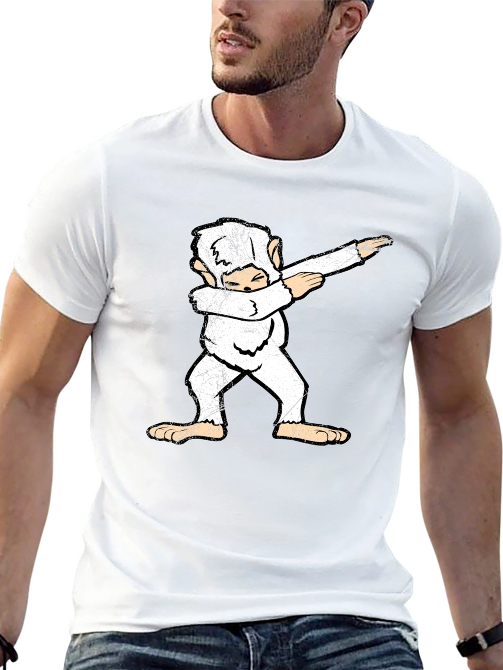 Dabbing Bigfoot Graphic Tee