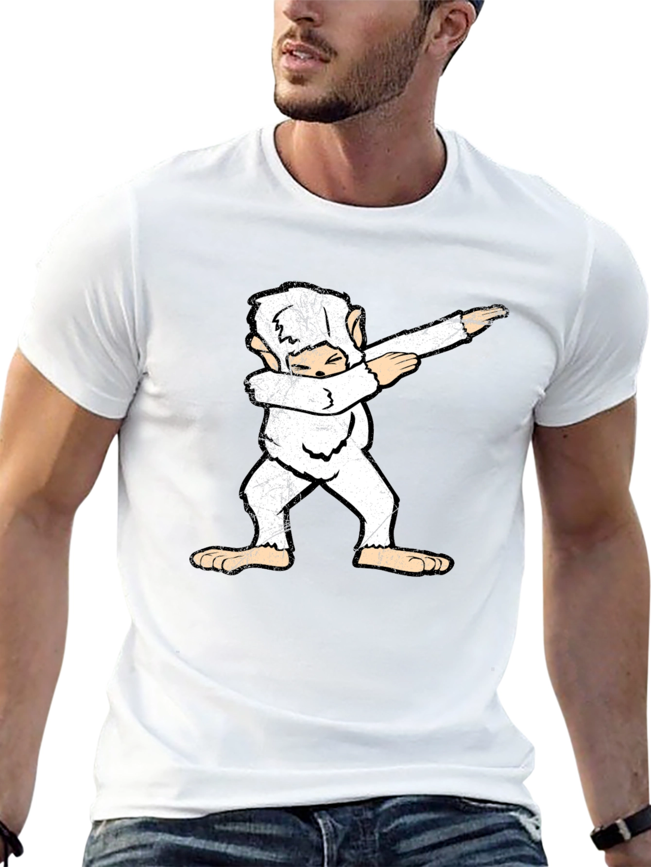 Dabbing Bigfoot Graphic Tee