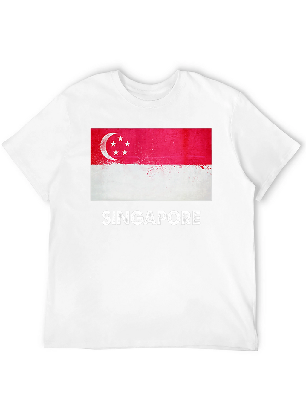 Singapore Flag T-Shirt - Patriotic Graphic Tee