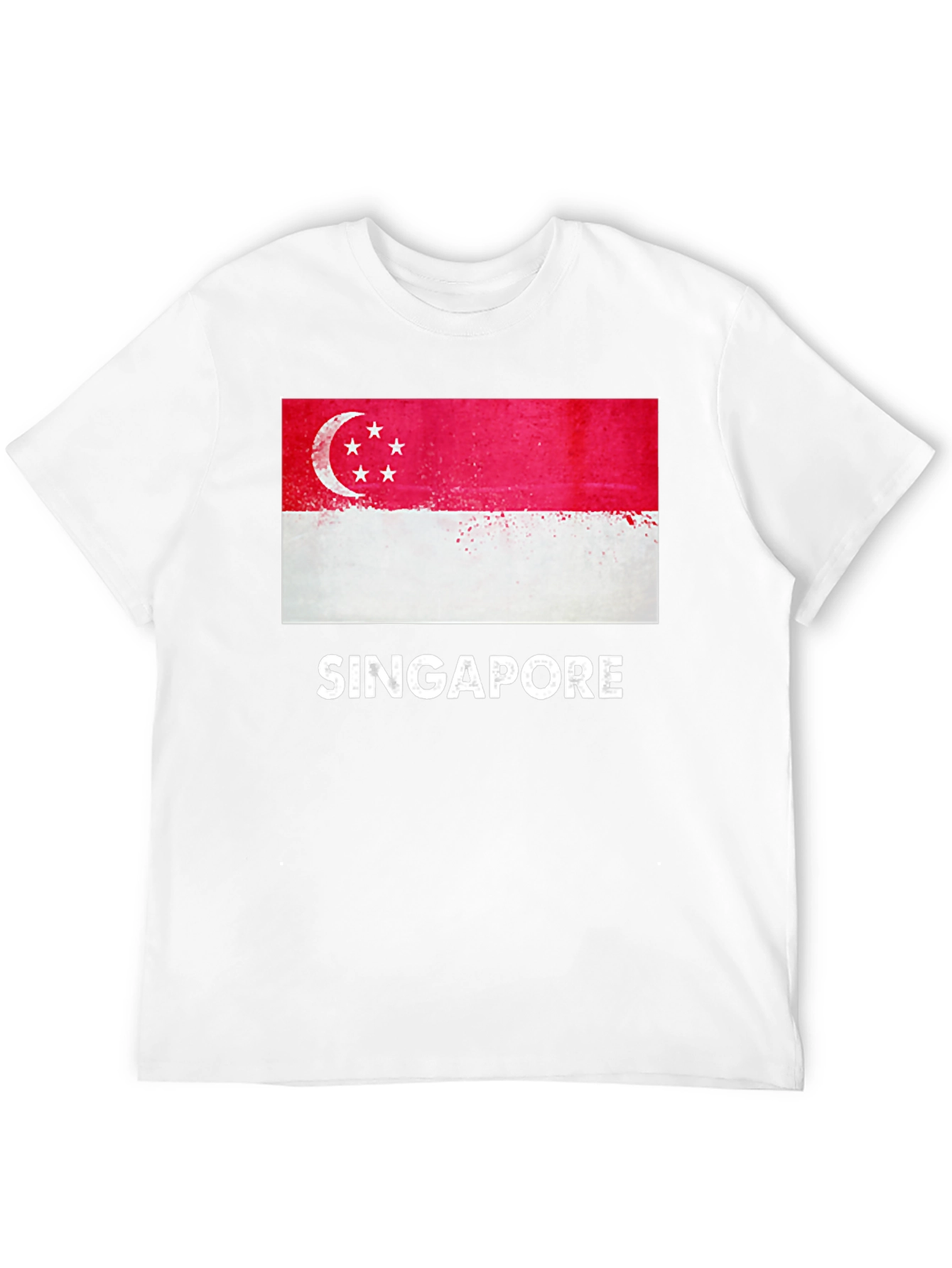 Singapore Flag T-Shirt - Patriotic Graphic Tee
