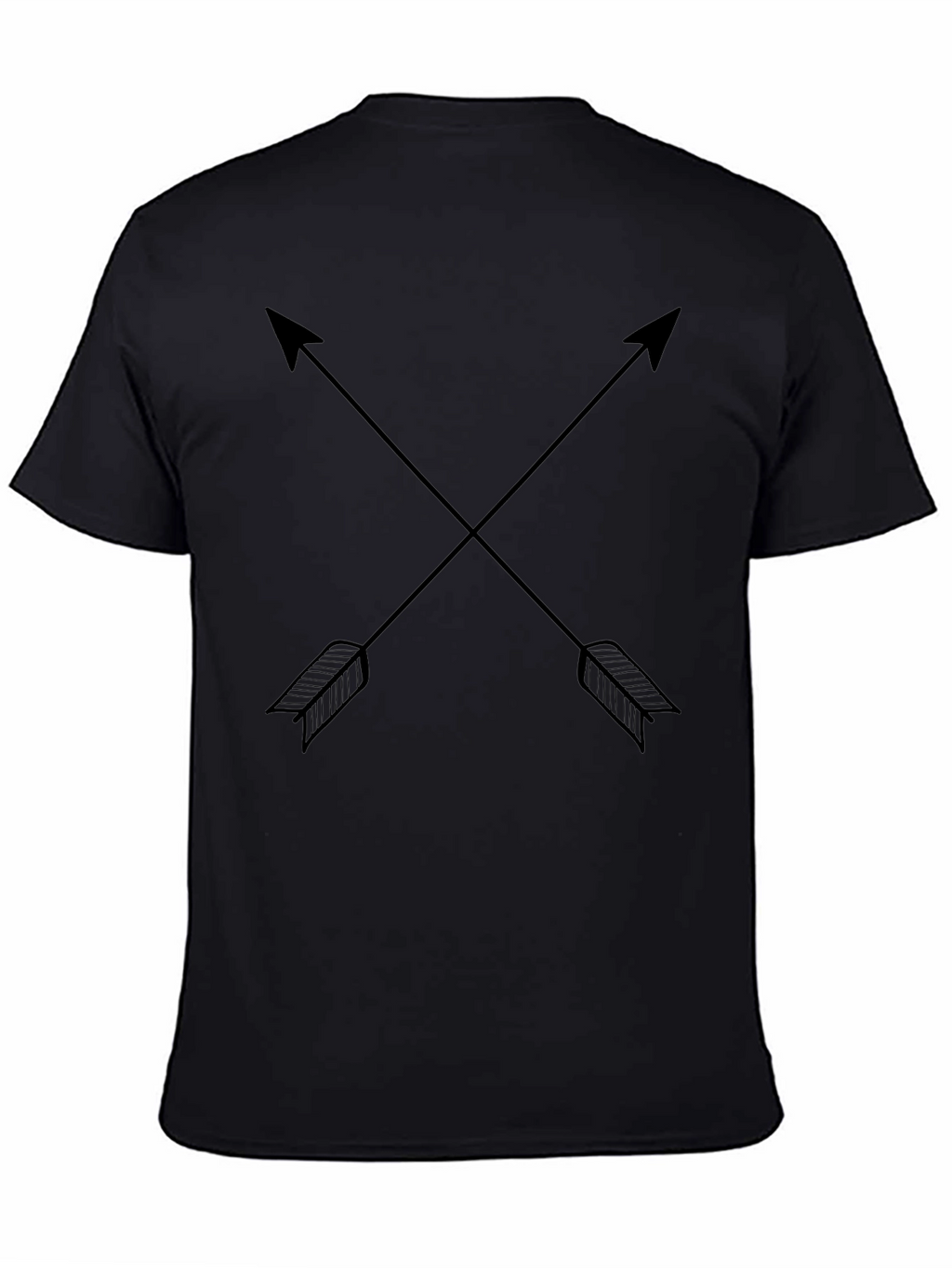 Crossed Arrow Graphic Tee - Mens Black T-Shirt