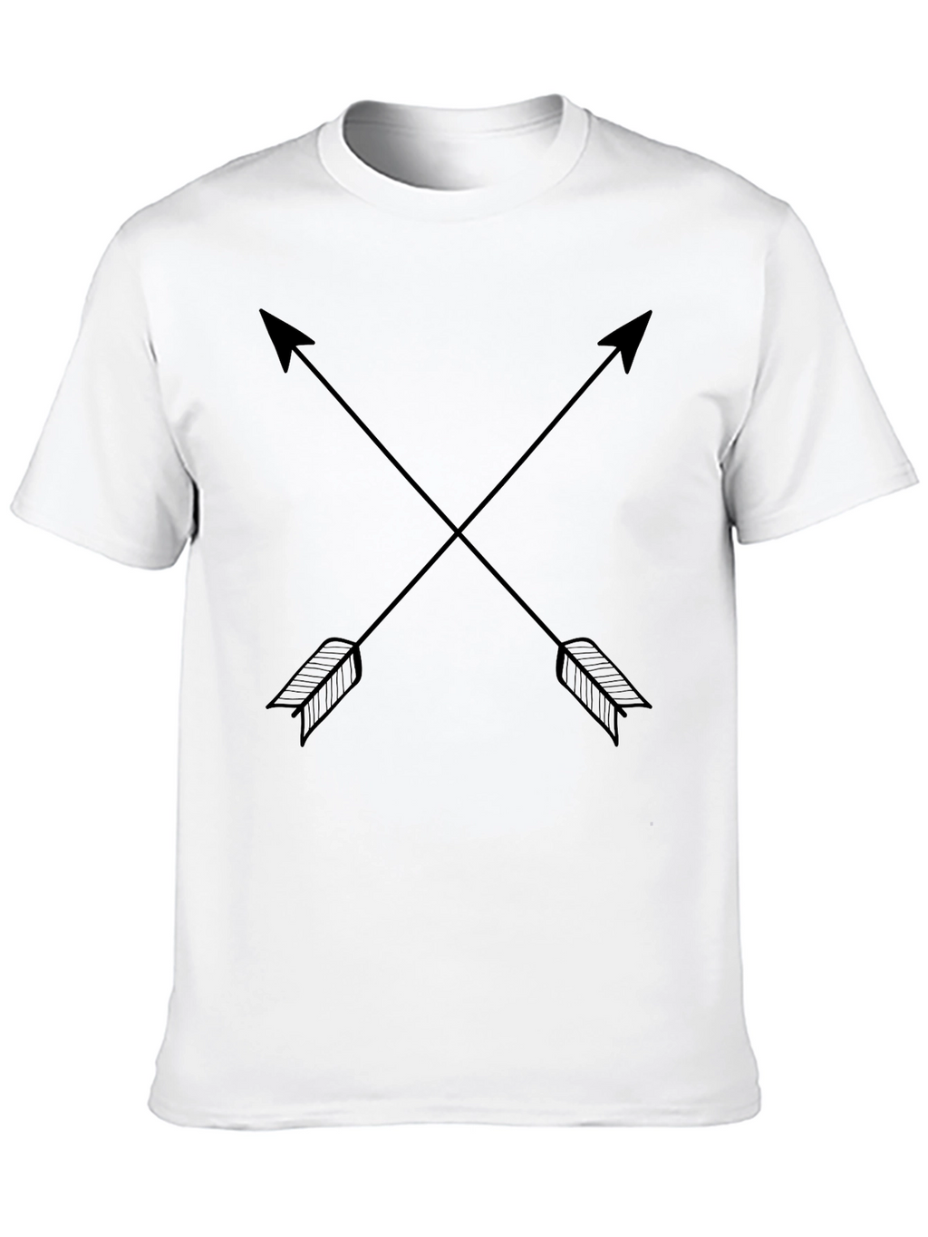 Crossed Arrow Graphic Tee - Mens Black T-Shirt