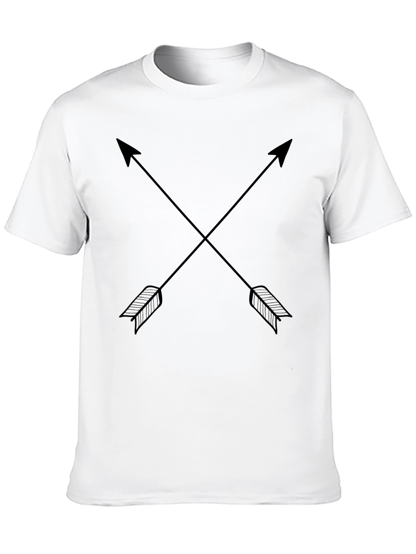 Crossed Arrow Graphic Tee - Mens Black T-Shirt