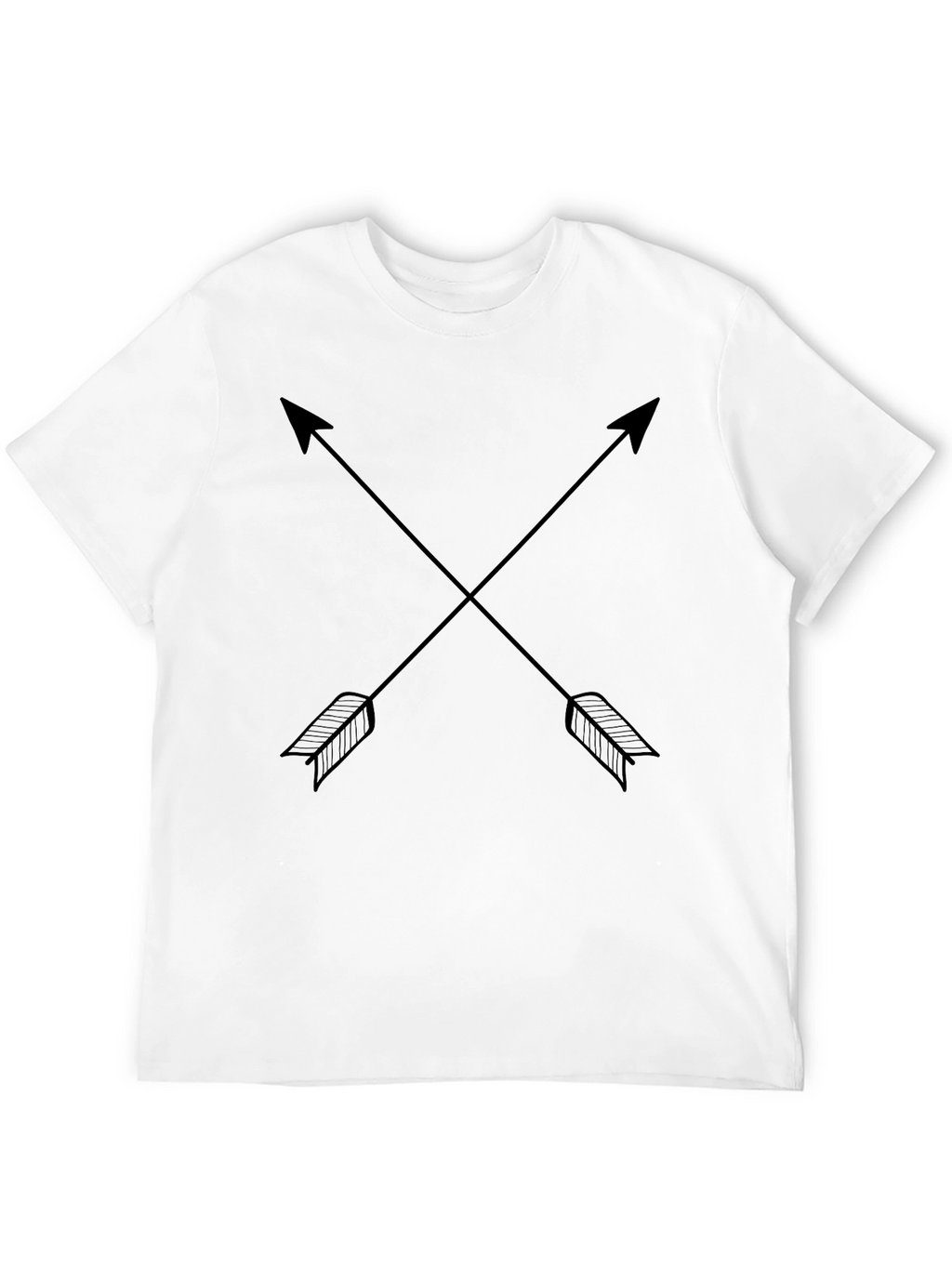 Crossed Arrow Graphic Tee - Mens Black T-Shirt