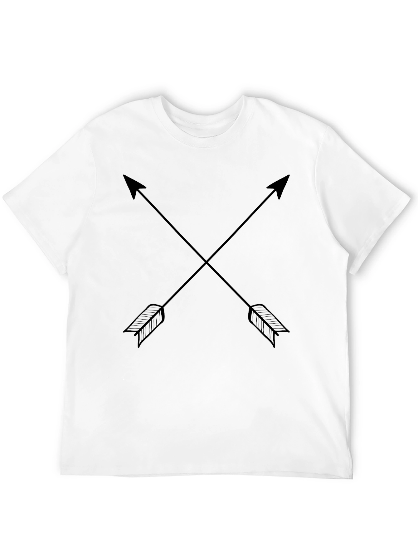 Crossed Arrow Graphic Tee - Mens Black T-Shirt