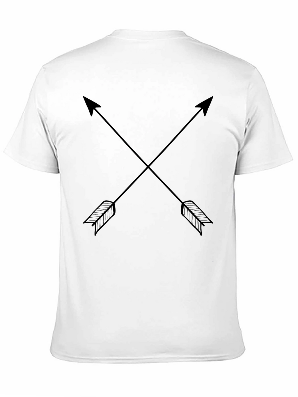 Crossed Arrow Graphic Tee - Mens Black T-Shirt