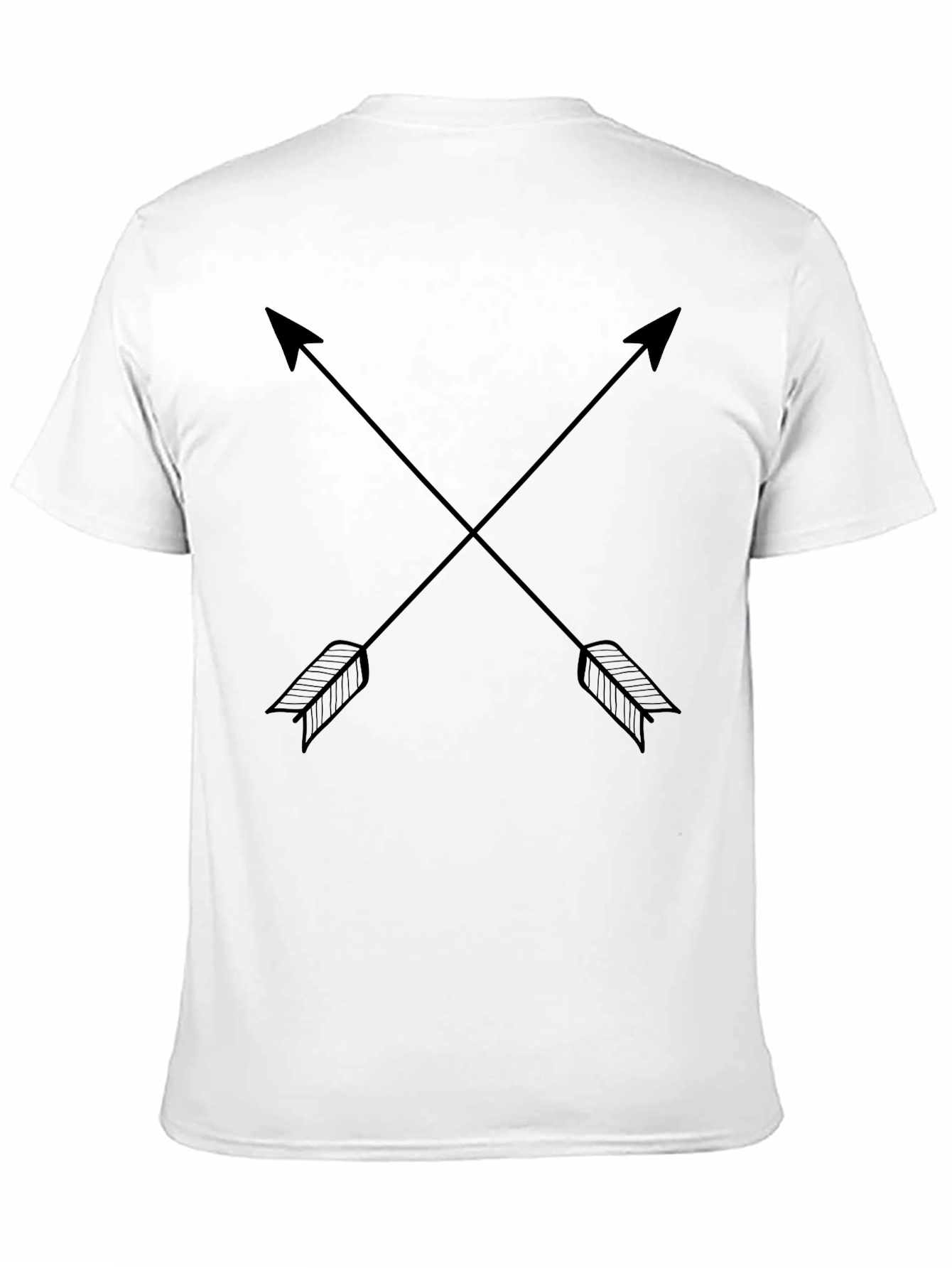 Crossed Arrow Graphic Tee - Mens Black T-Shirt