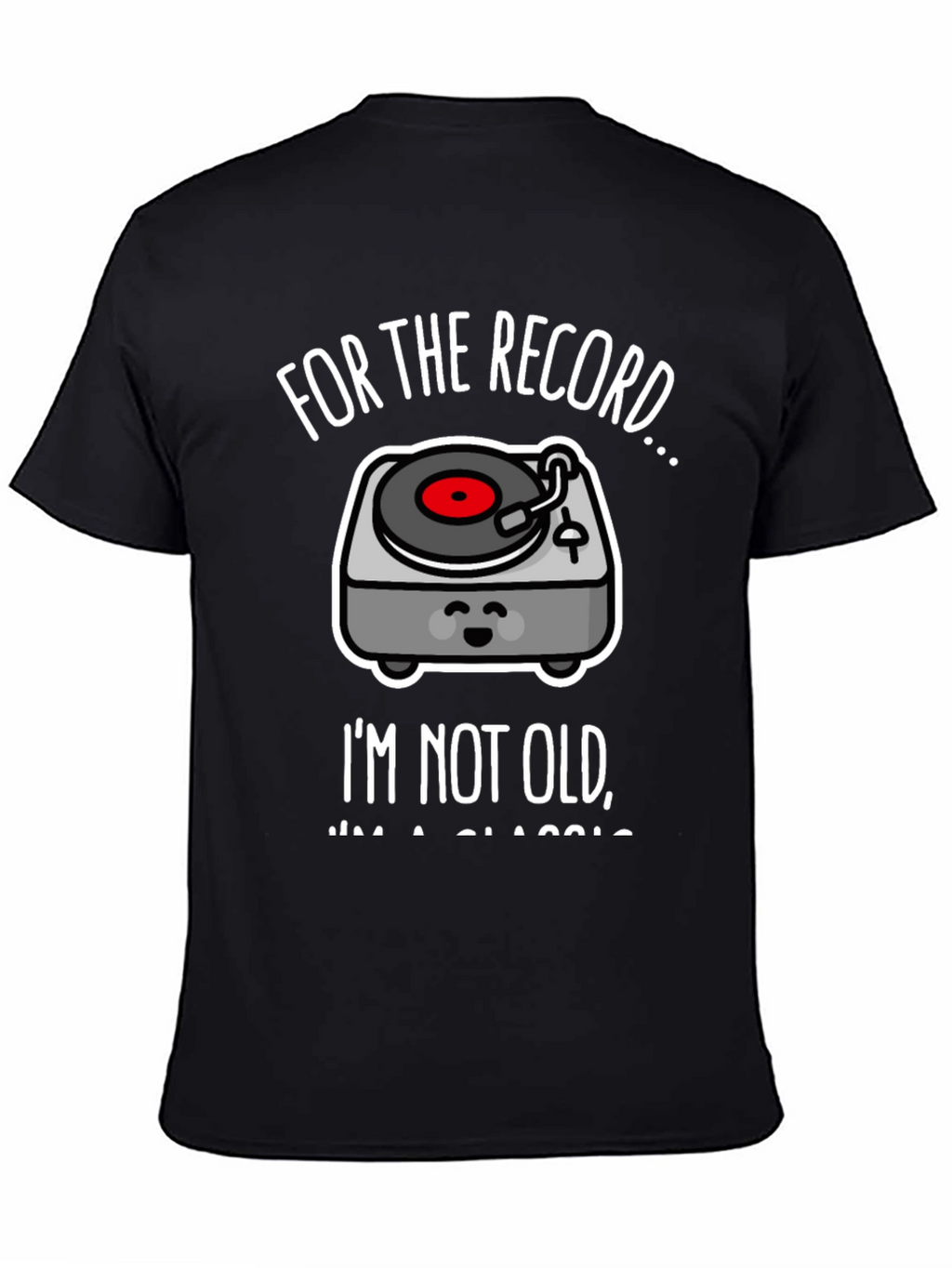 Classic Record Player Graphic Tee