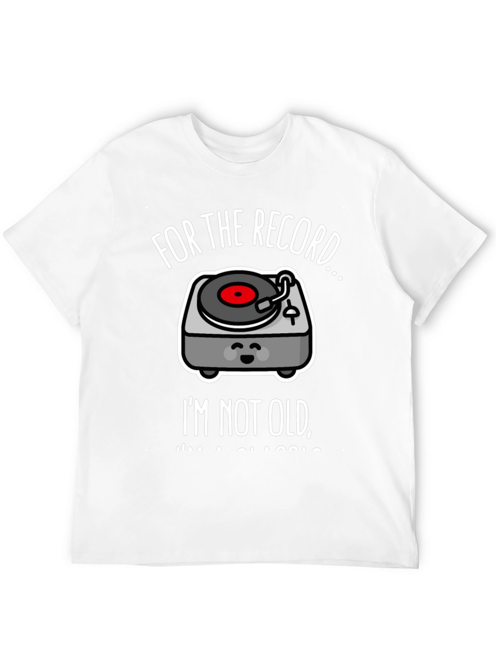 Classic Record Player Graphic Tee