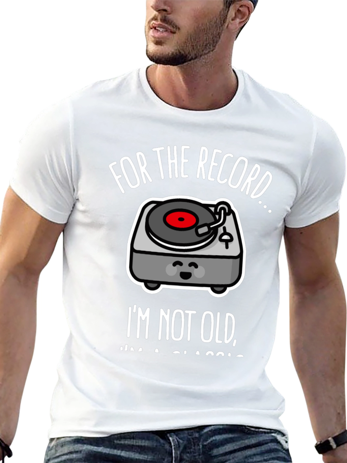 Classic Record Player Graphic Tee