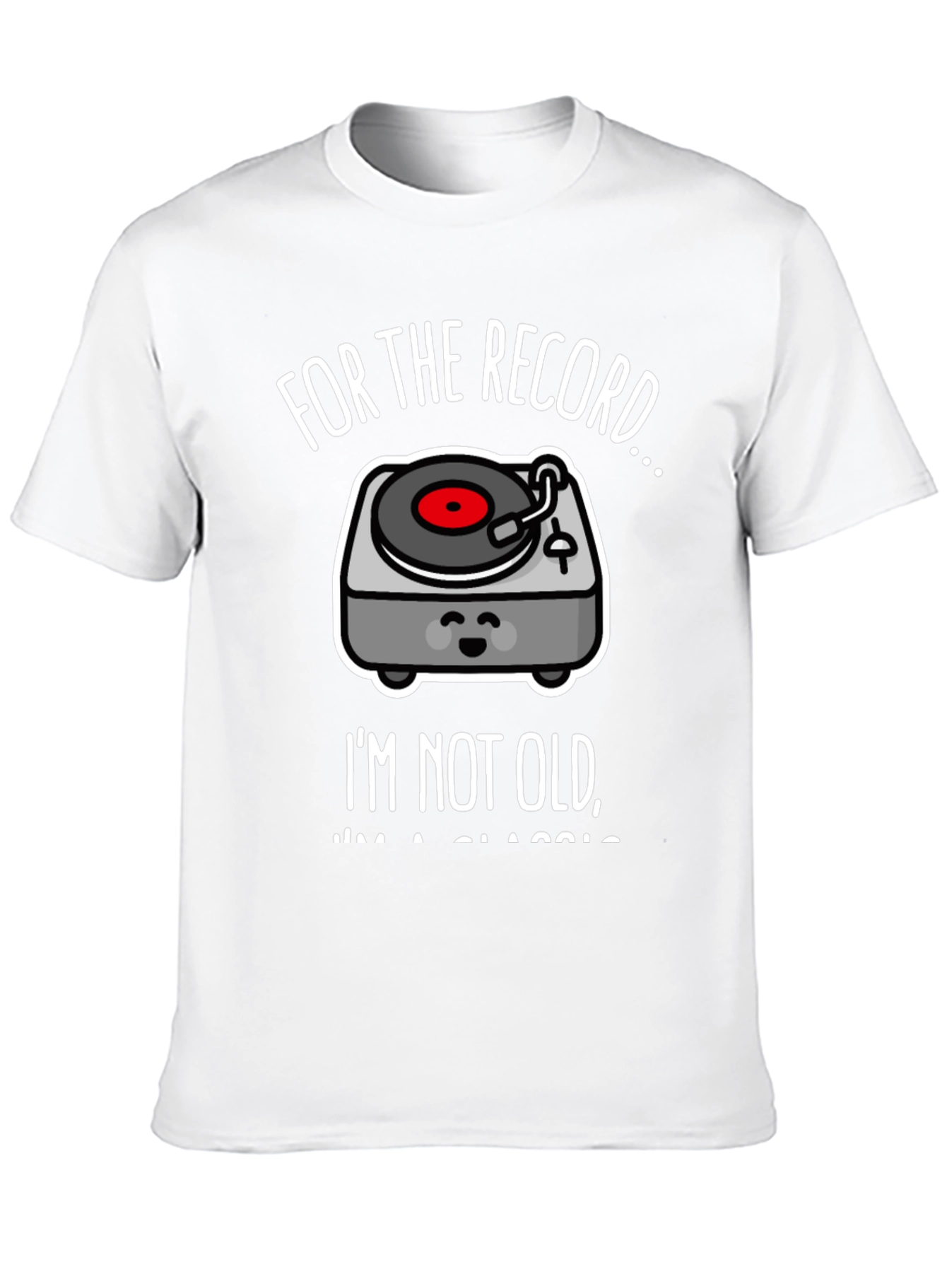 Classic Record Player Graphic Tee