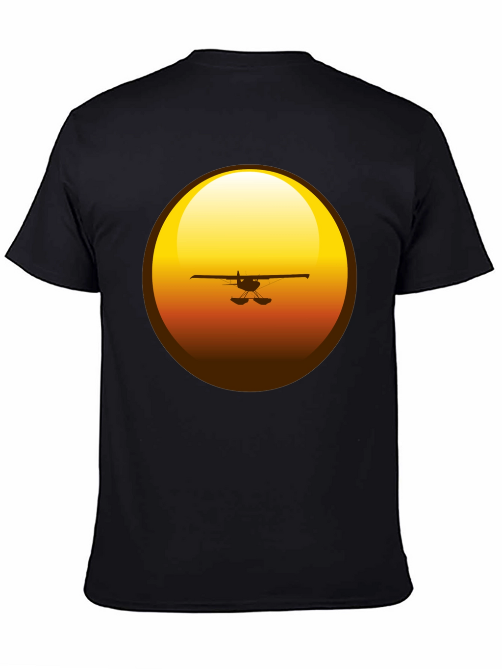 Sunset Plane Graphic T-Shirt