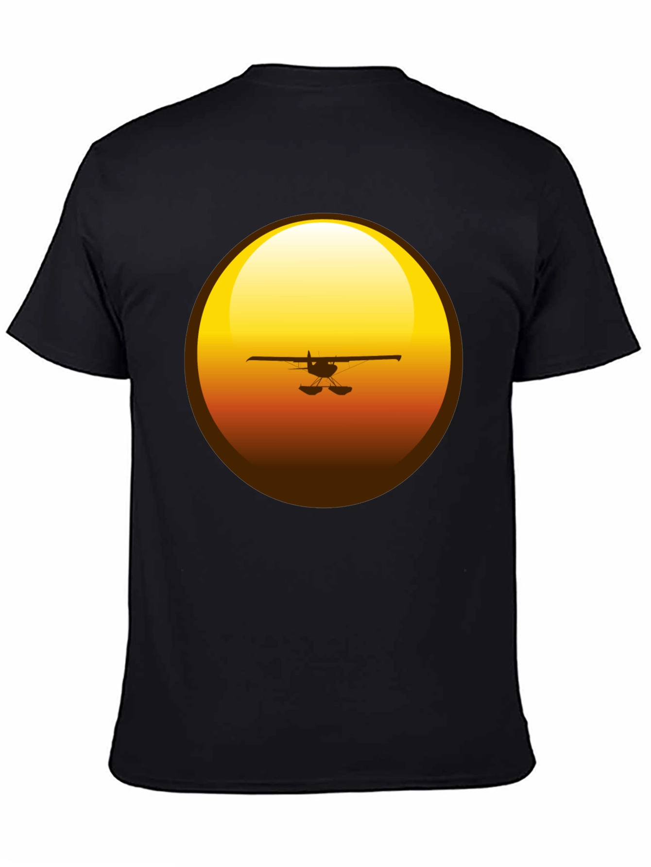 Sunset Plane Graphic T-Shirt