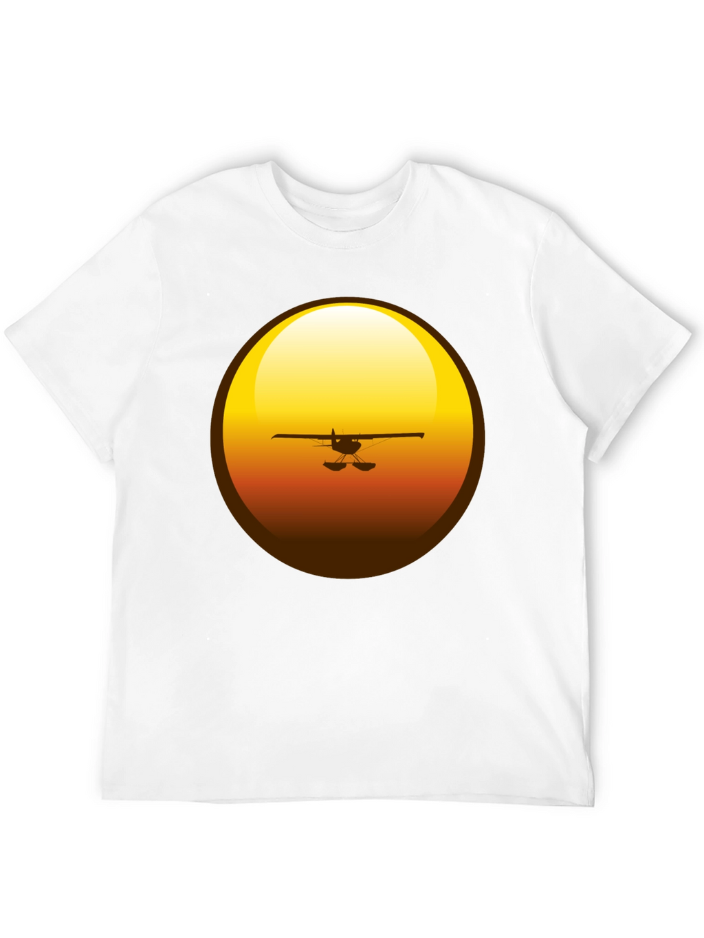 Sunset Plane Graphic T-Shirt