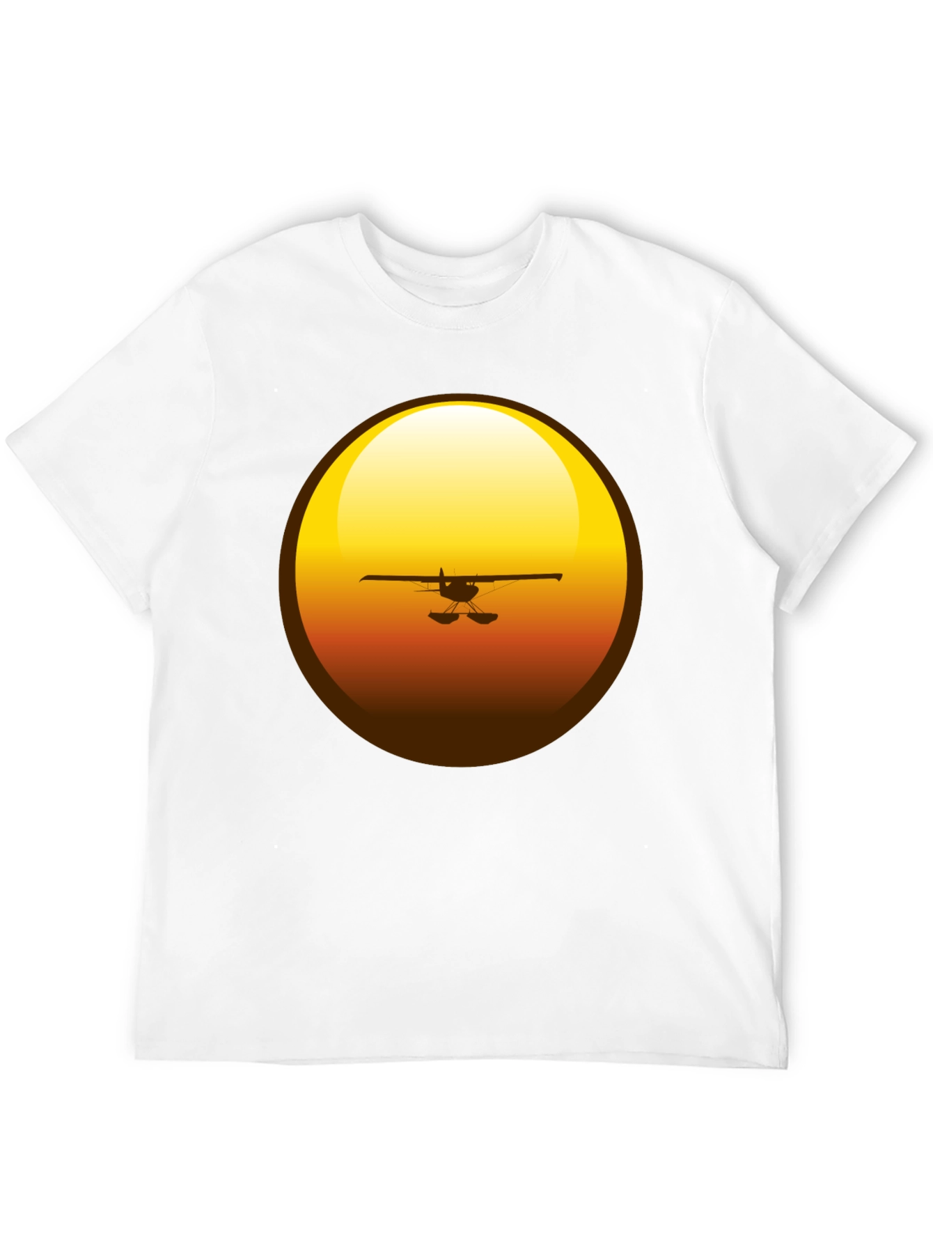Sunset Plane Graphic T-Shirt