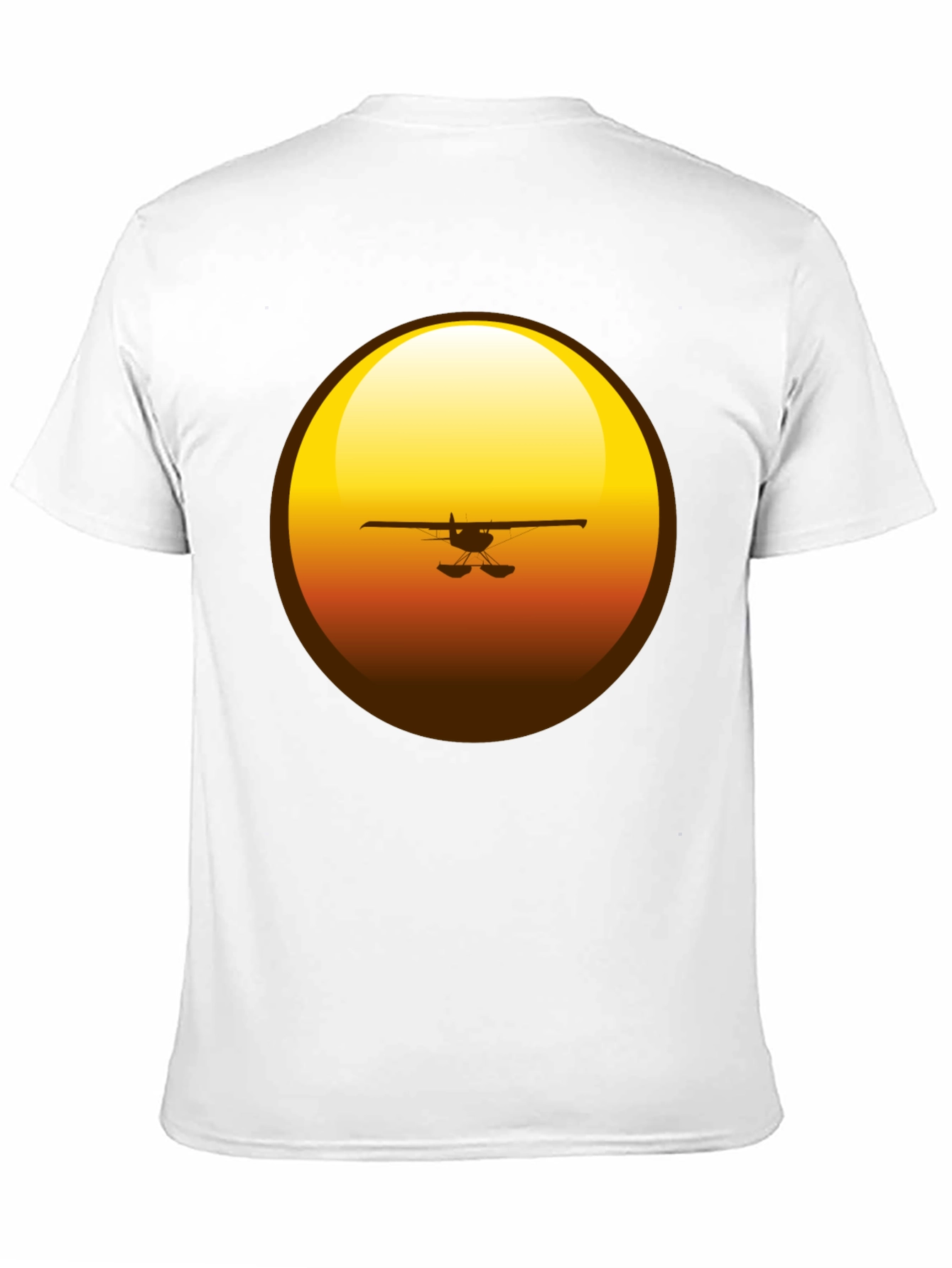 Sunset Plane Graphic T-Shirt