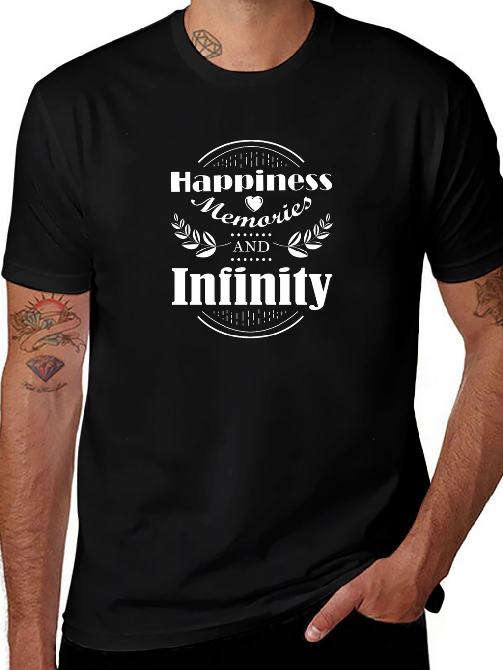 Happiness Memories and Infinity Graphic Tee