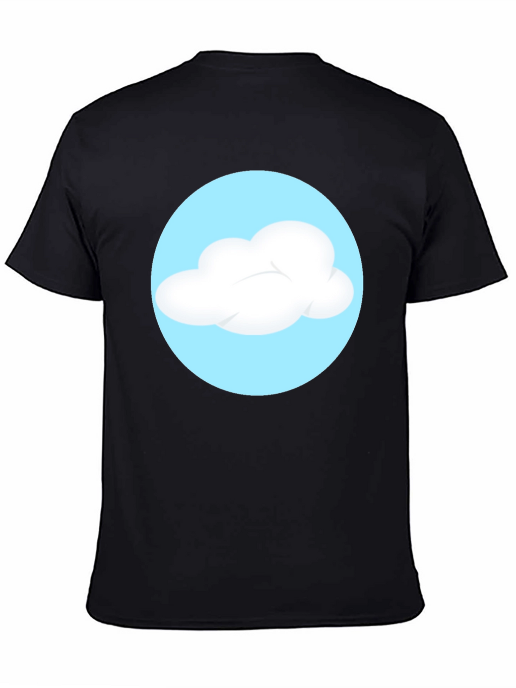 Cloud Graphic Black T-Shirt