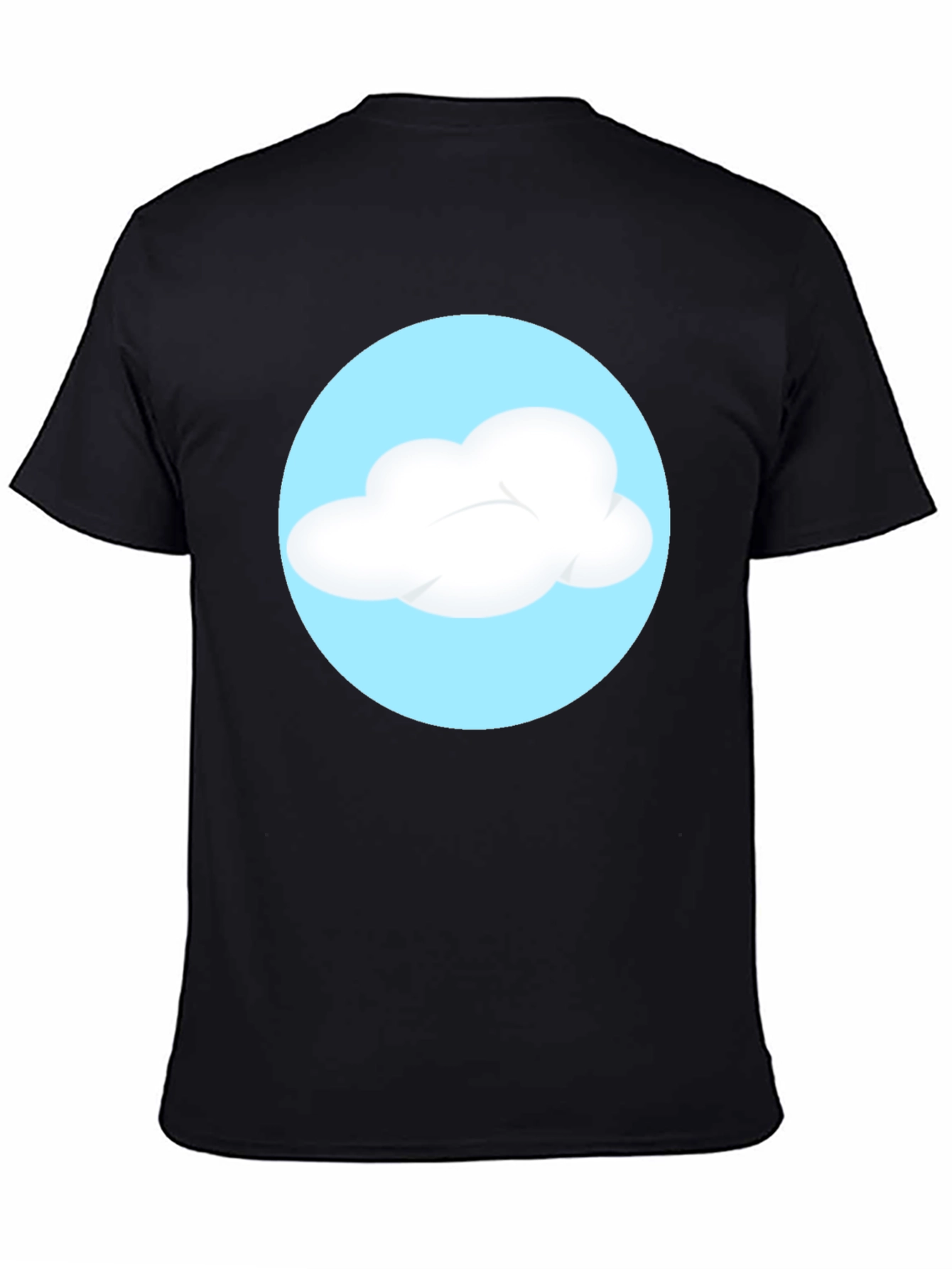 Cloud Graphic Black T-Shirt