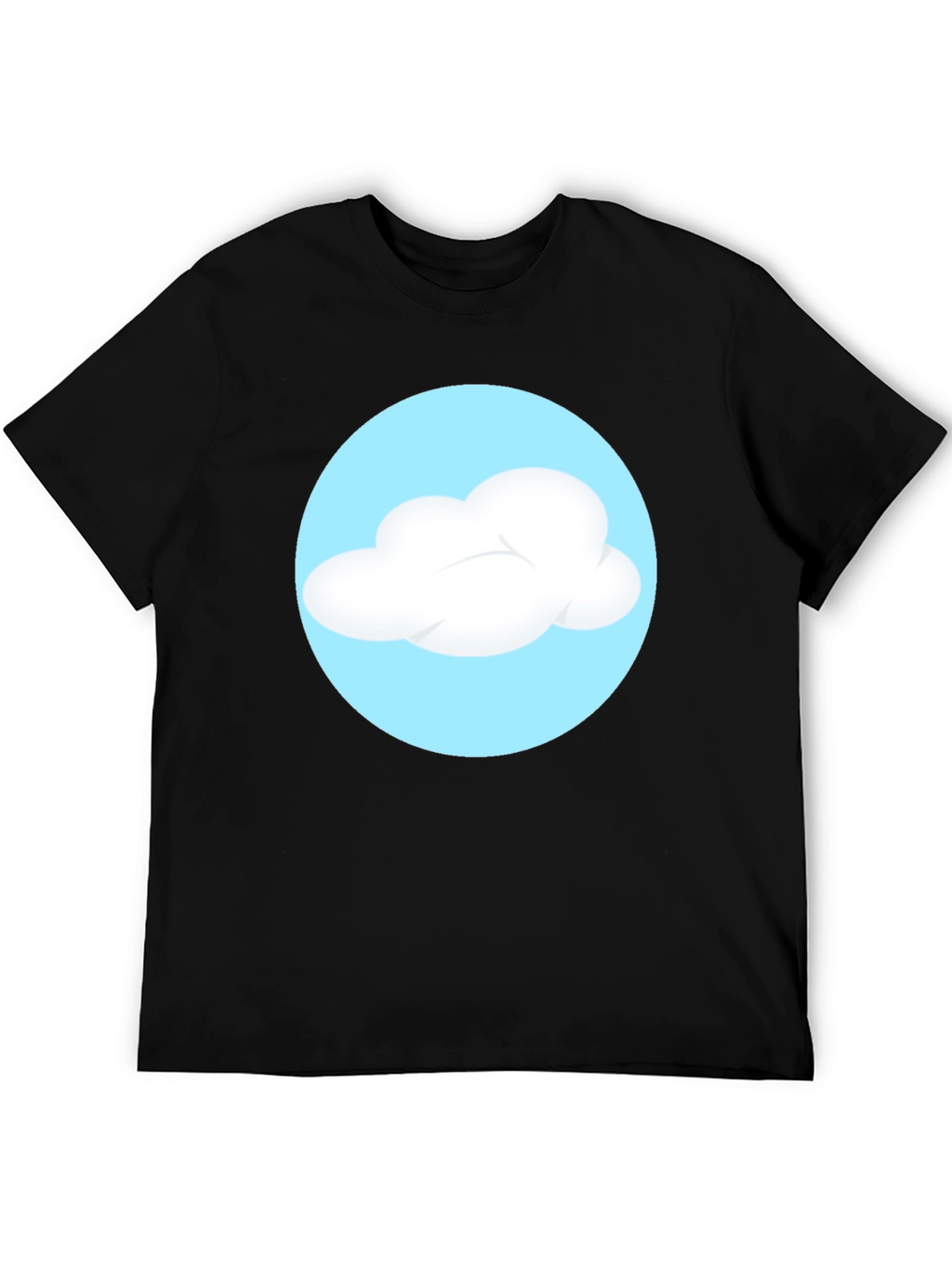 Cloud Graphic Black T-Shirt