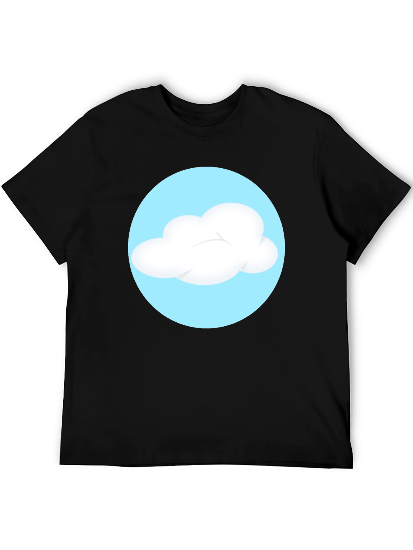 Cloud Graphic Black T-Shirt