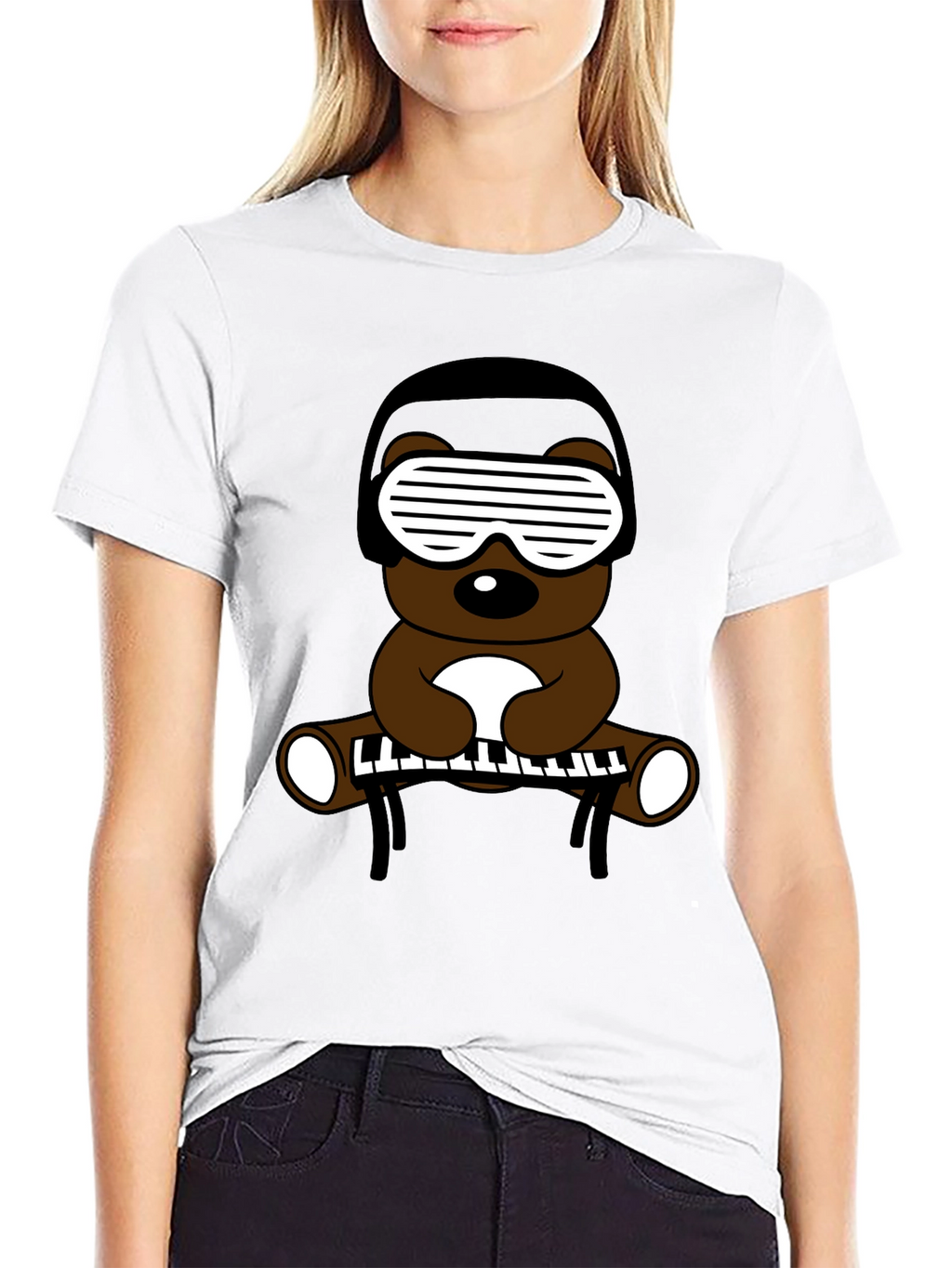 DJ Bear Graphic T-Shirt