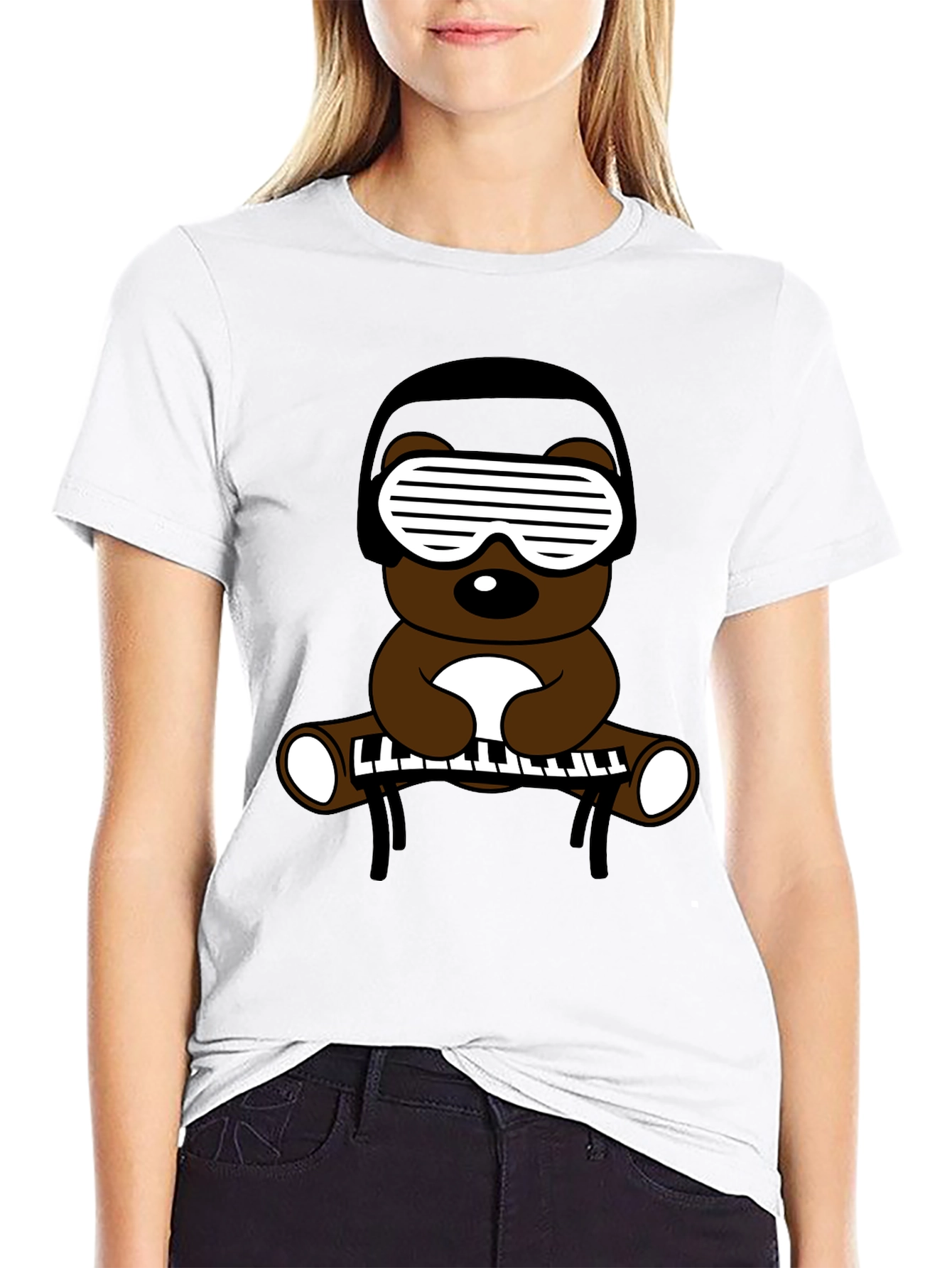 DJ Bear Graphic T-Shirt