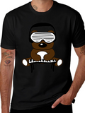 DJ Bear Graphic T-Shirt