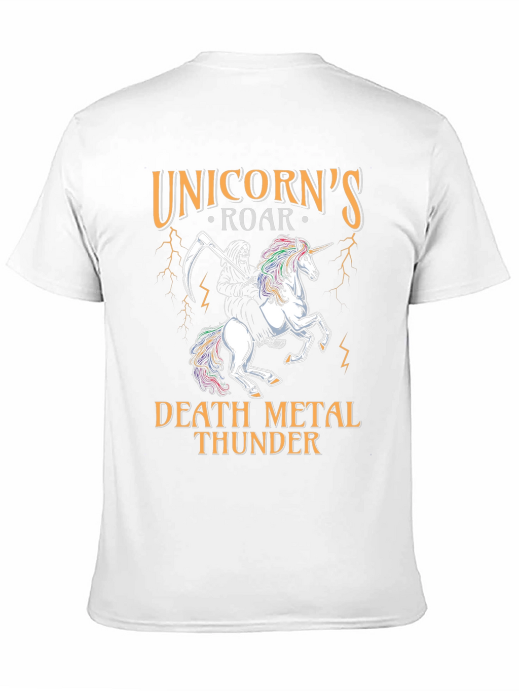 Unicorns Roar Death Metal Thunder T-Shirt