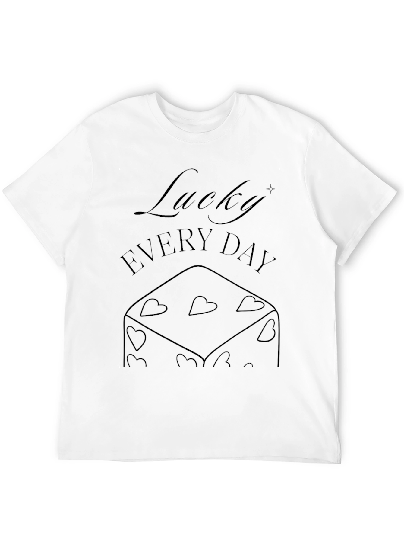 Lucky Everyday Graphic Tee - Black
