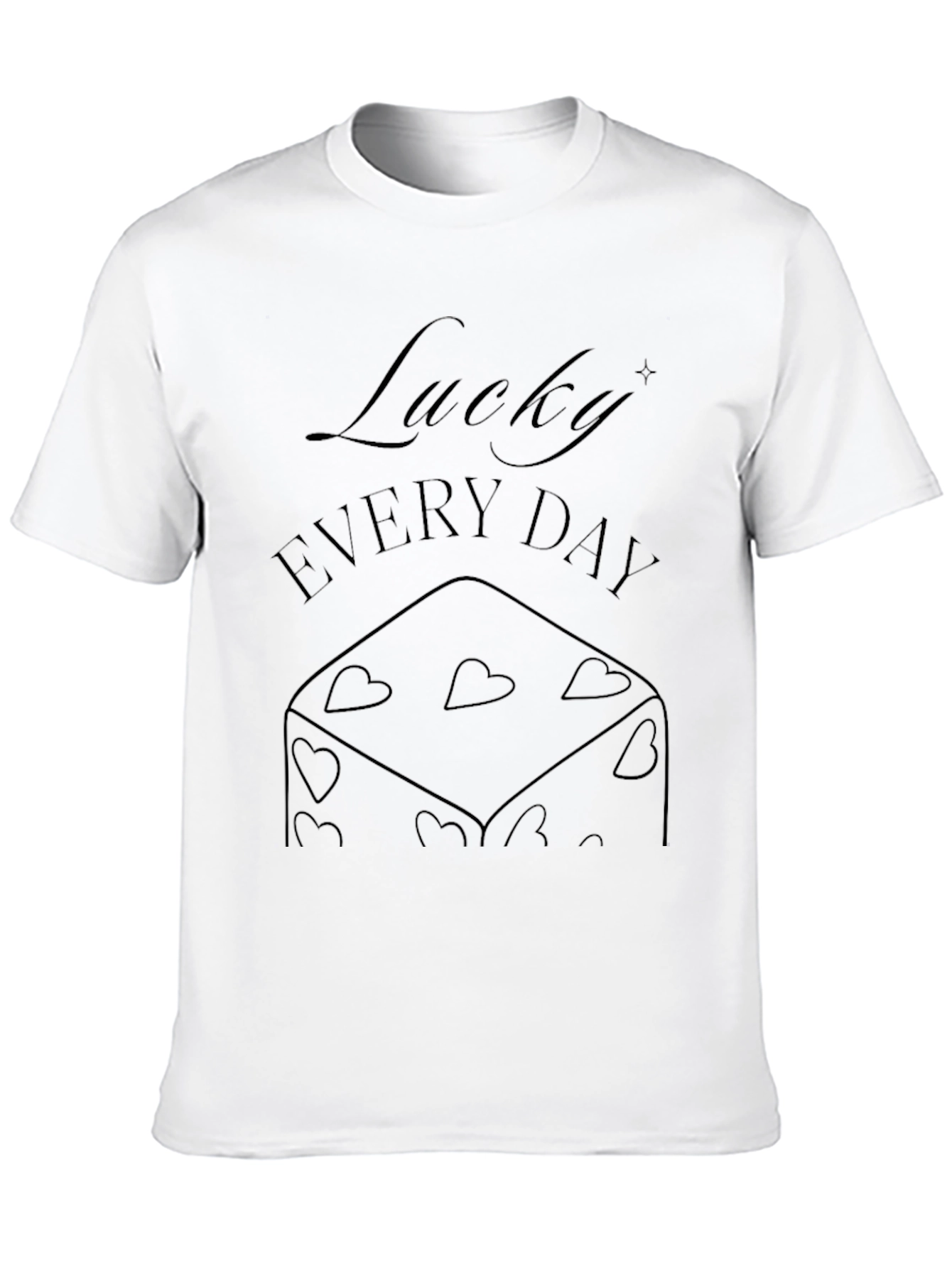 Lucky Everyday Graphic Tee - Black