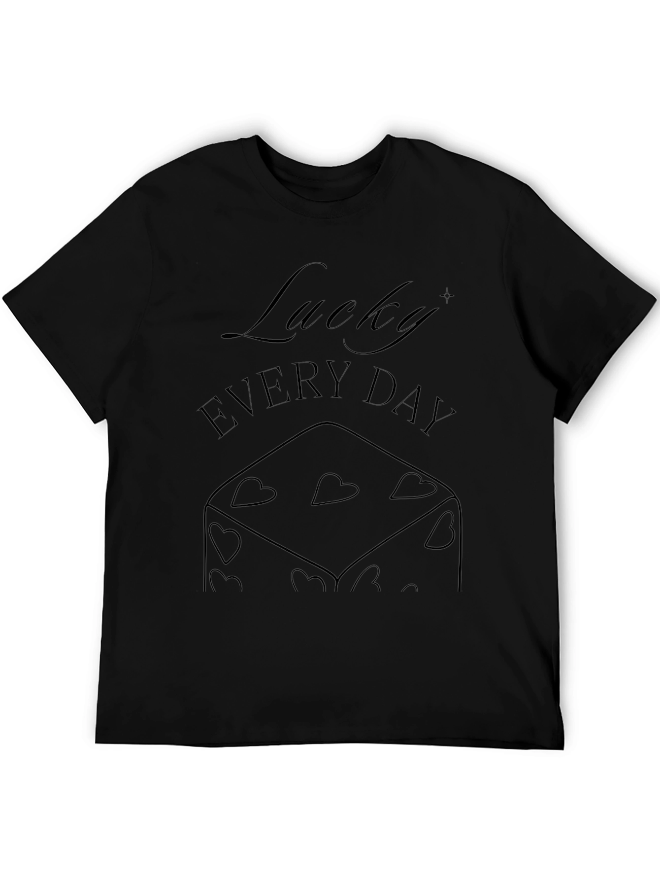 Lucky Everyday Graphic Tee - Black