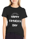 Happy Fathers Day Mustache T-Shirt
