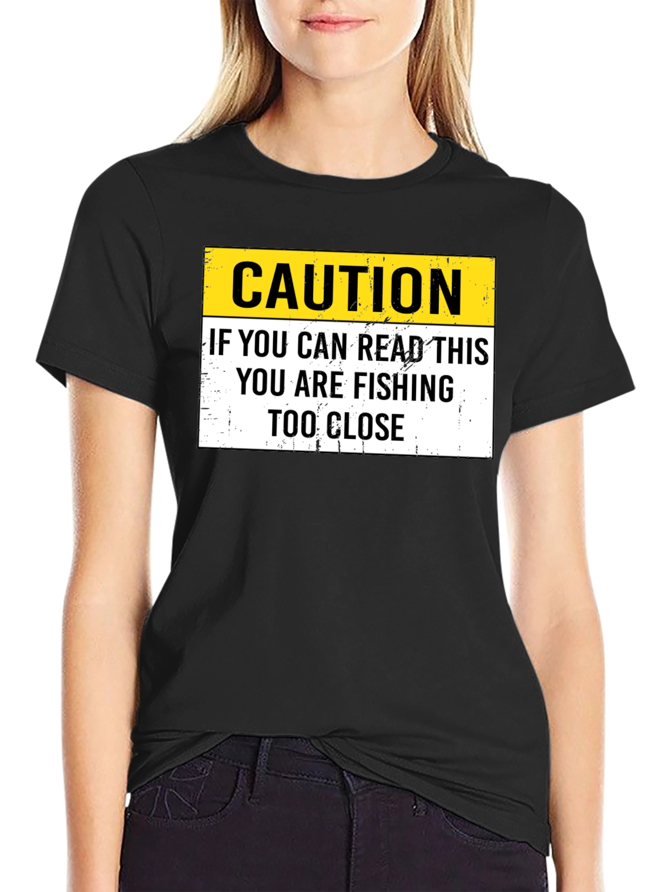 Caution Fishing T-Shirt - Read This At Your Own Risk!