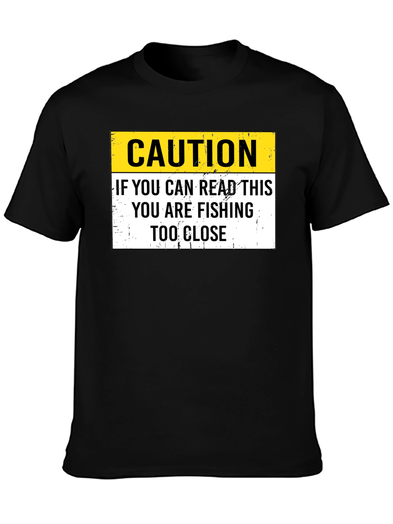 Caution Fishing T-Shirt - Read This At Your Own Risk!