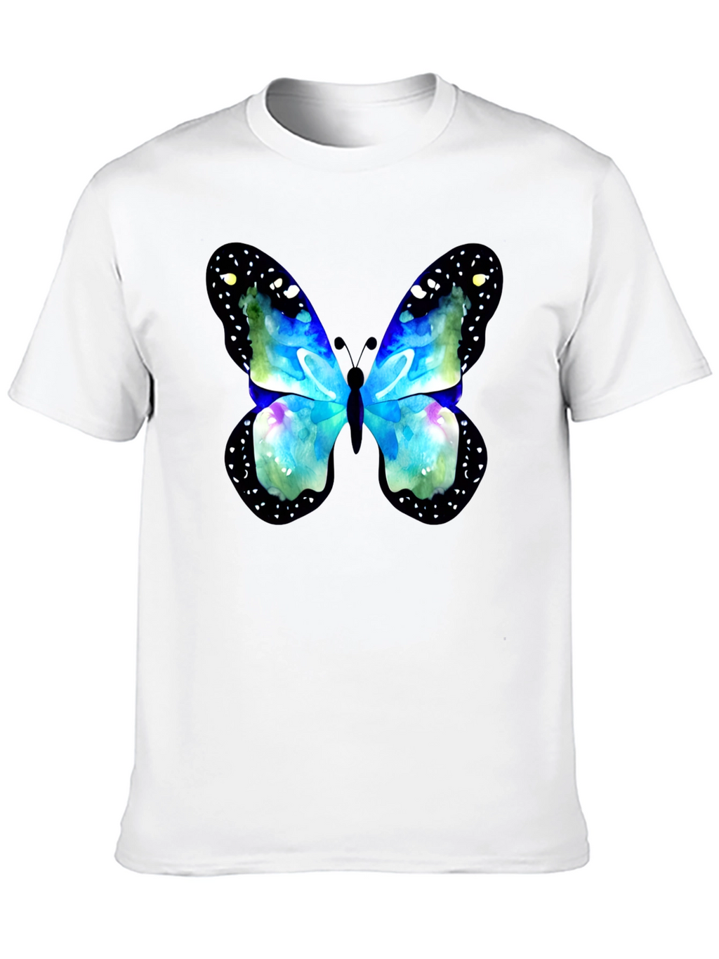 Butterfly Graphic Tee - Modern Art Shirt