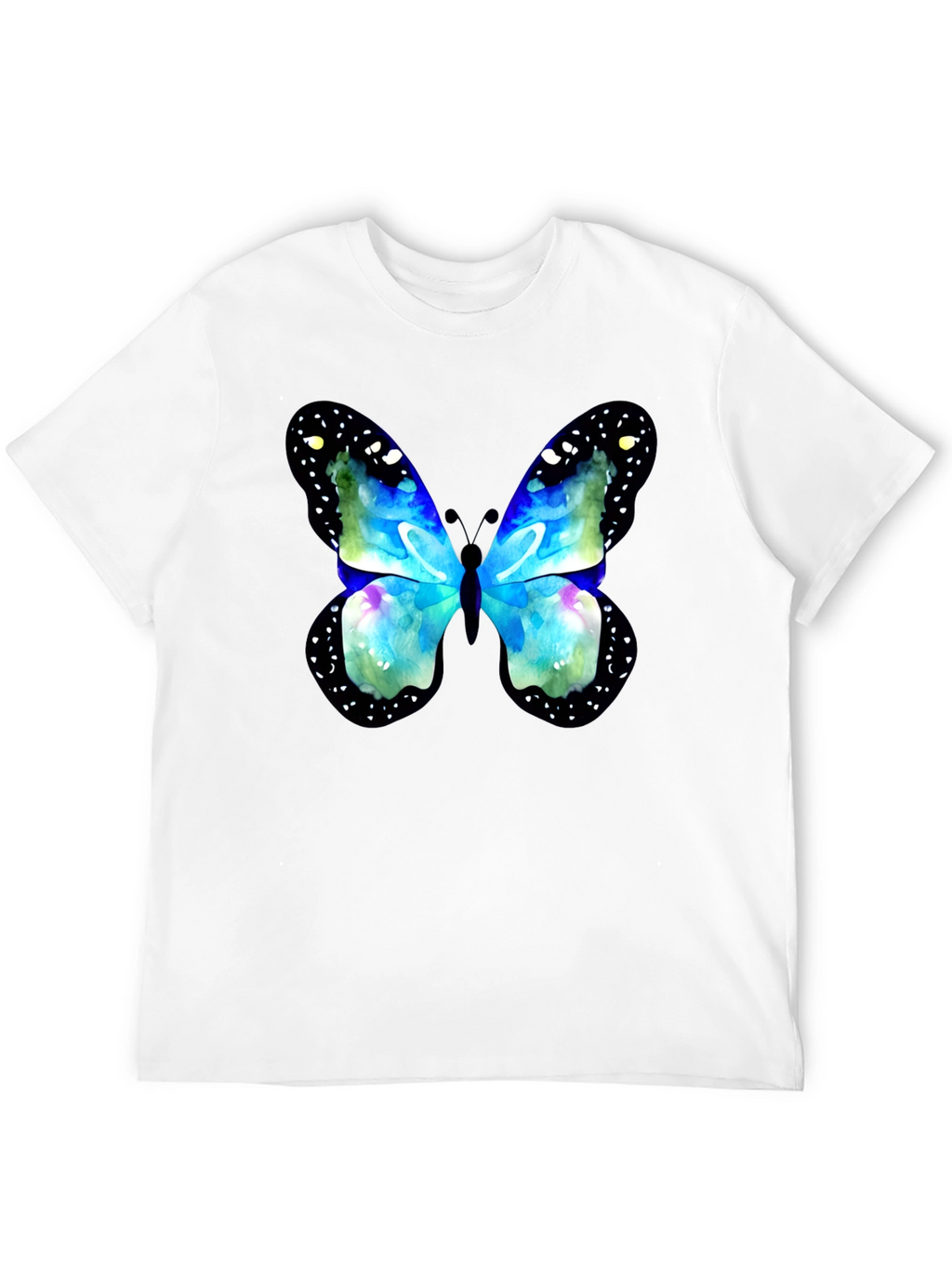 Butterfly Graphic Tee - Modern Art Shirt