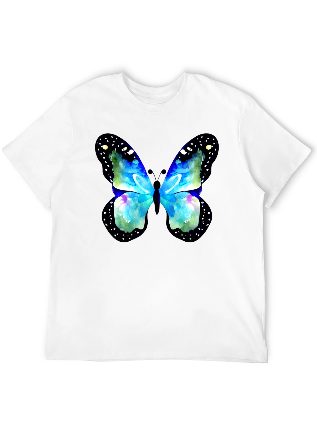 Butterfly Graphic Tee - Modern Art Shirt