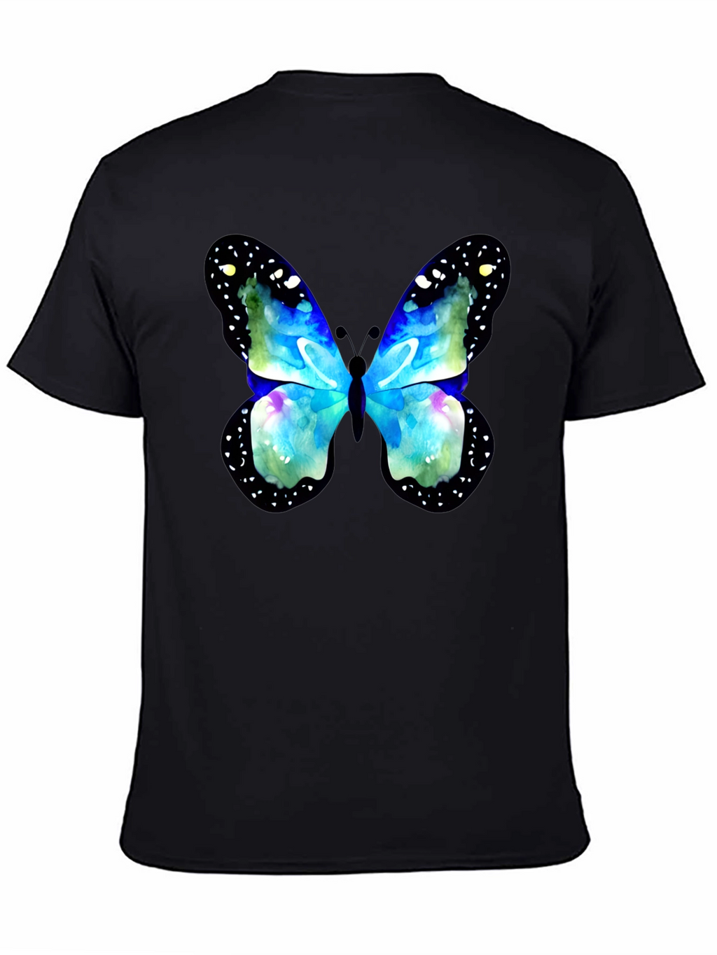 Butterfly Graphic Tee - Modern Art Shirt