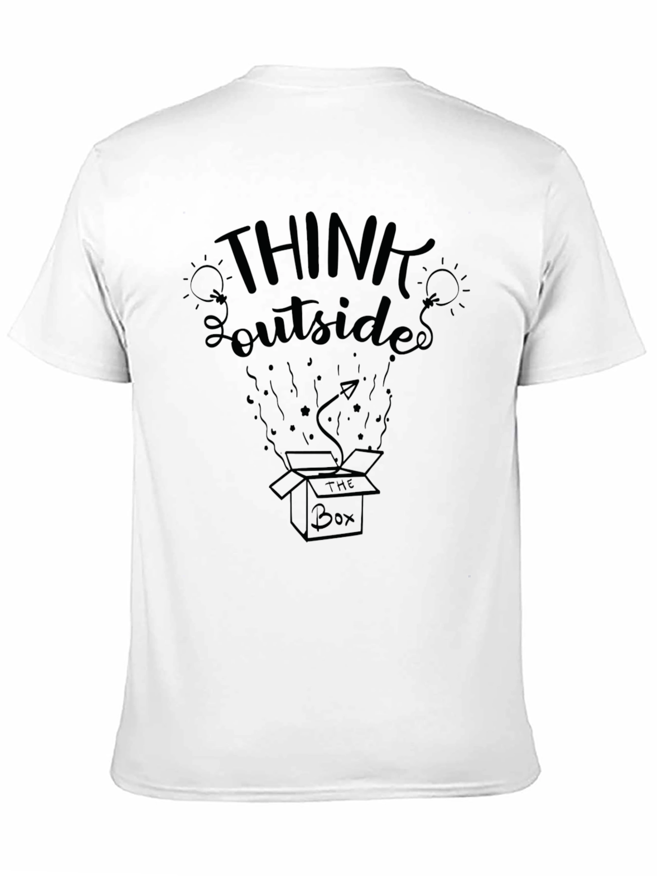 Think Outside the Box Graphic Tee - Soft Cotton