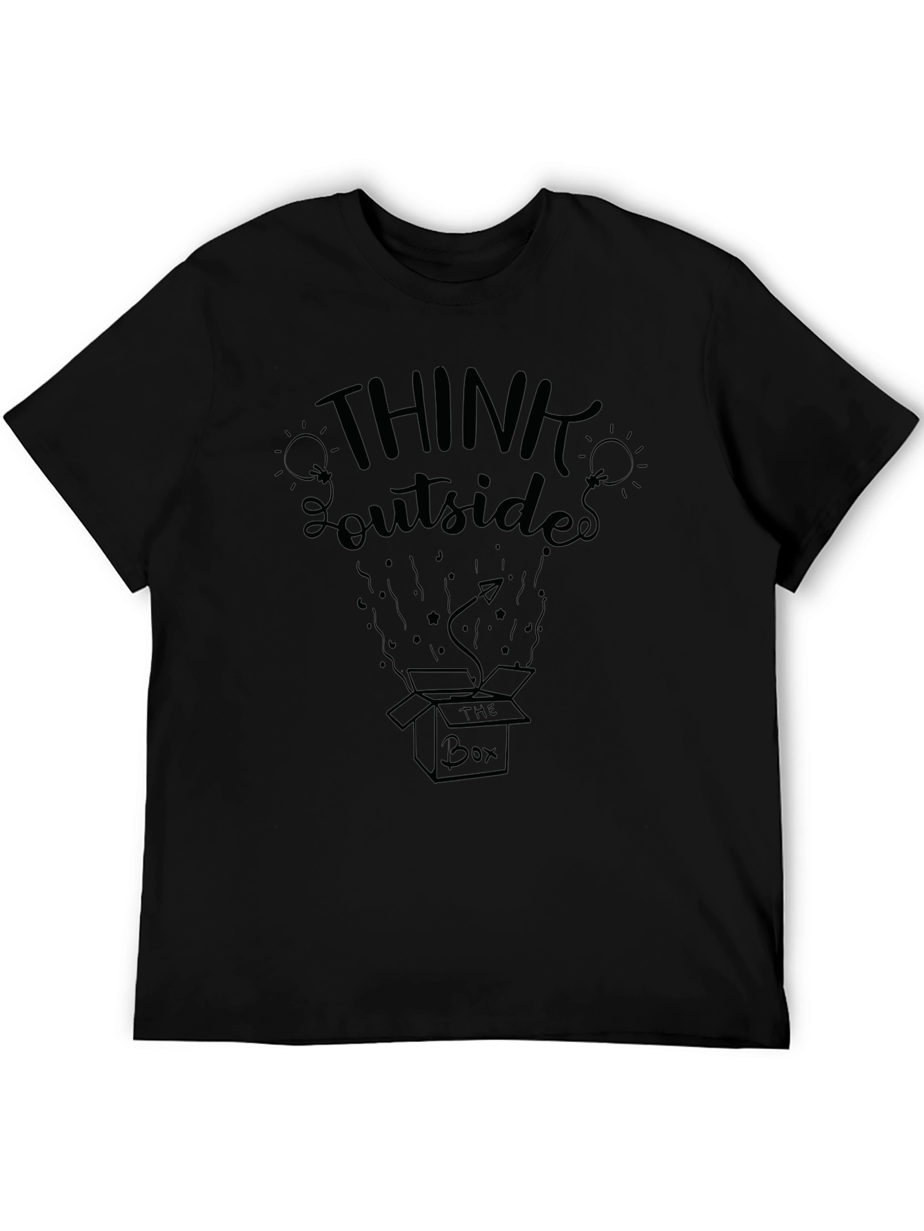 Think Outside the Box Graphic Tee - Soft Cotton