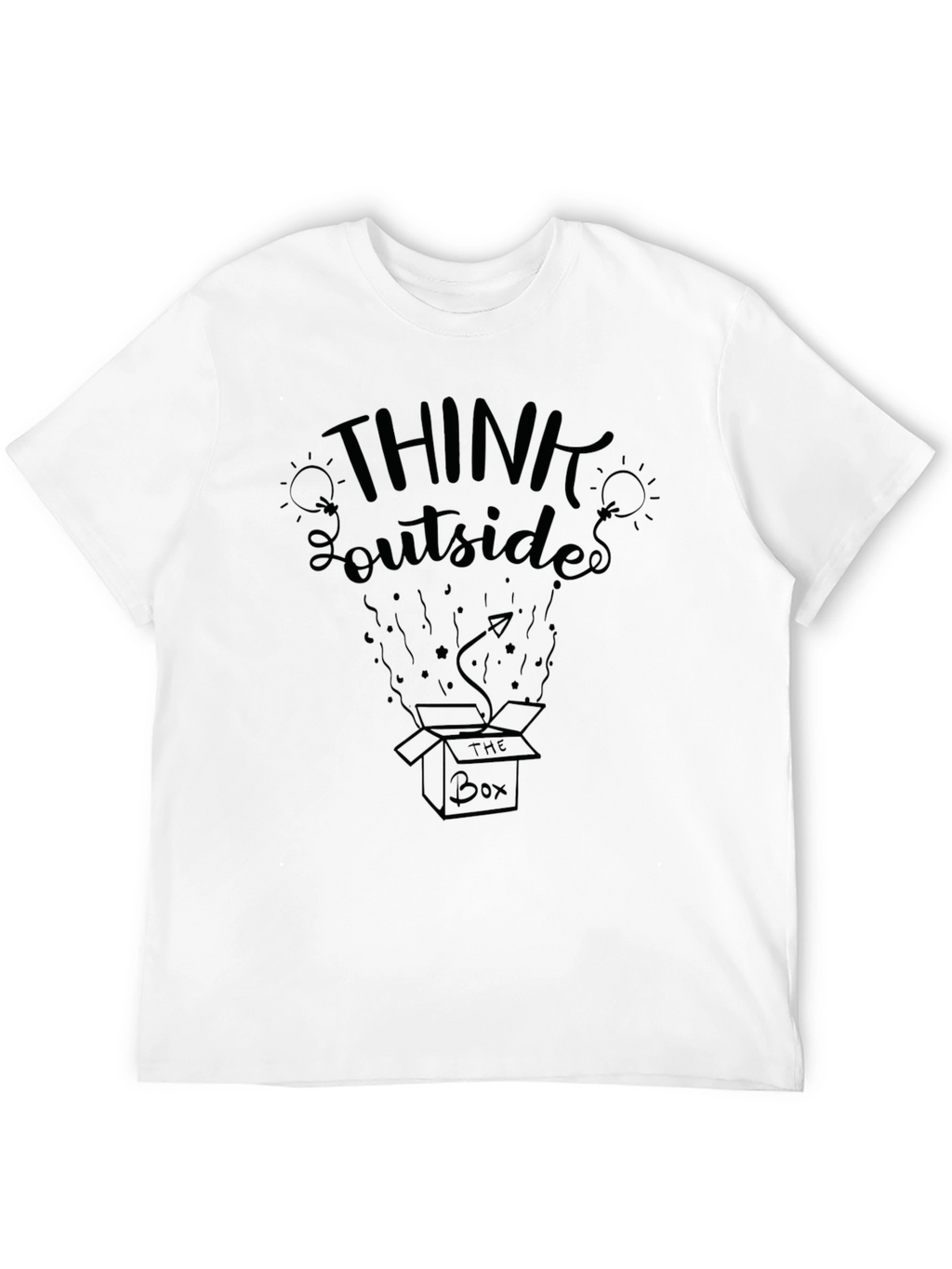 Think Outside the Box Graphic Tee - Soft Cotton