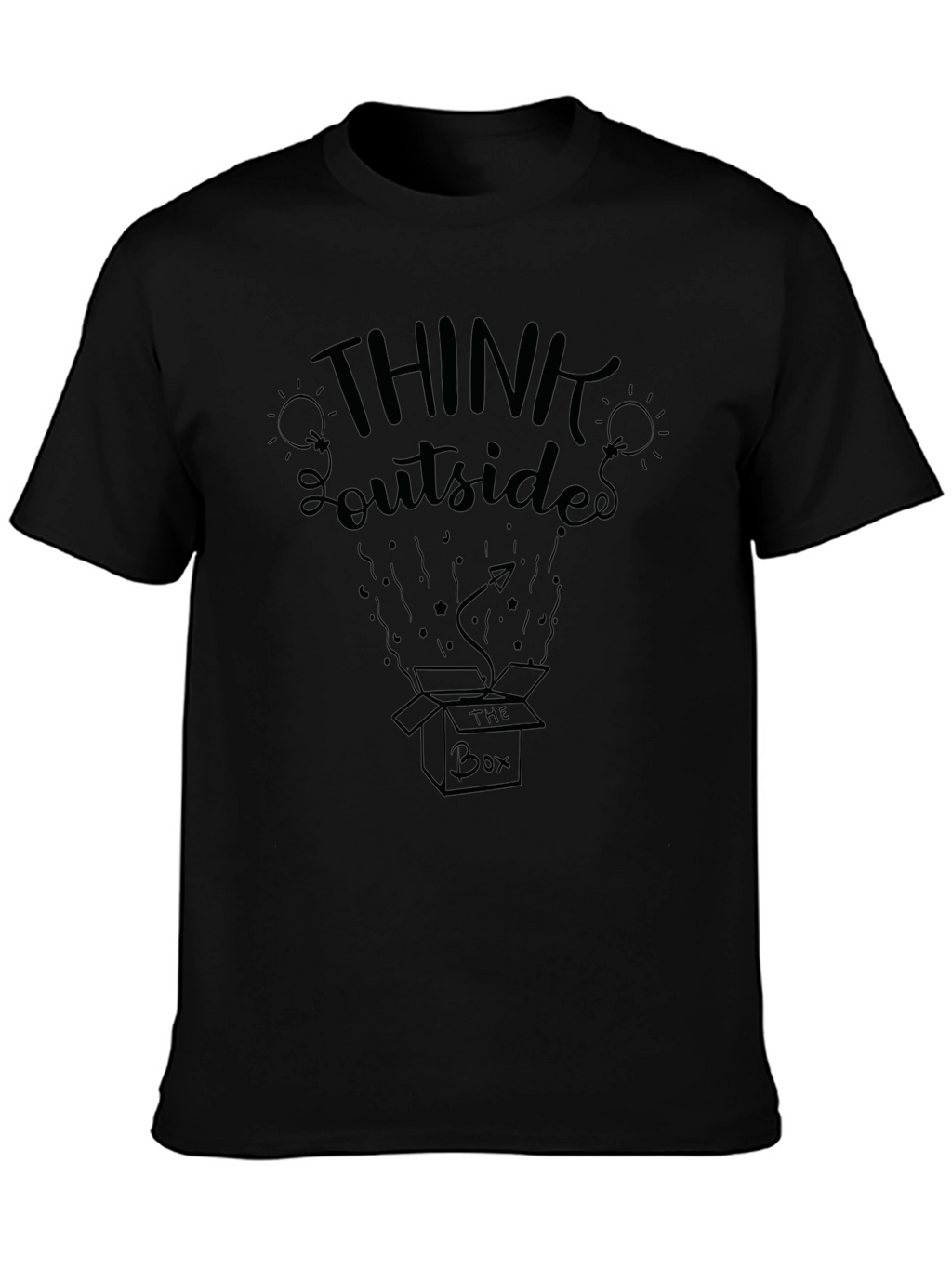 Think Outside the Box Graphic Tee - Soft Cotton