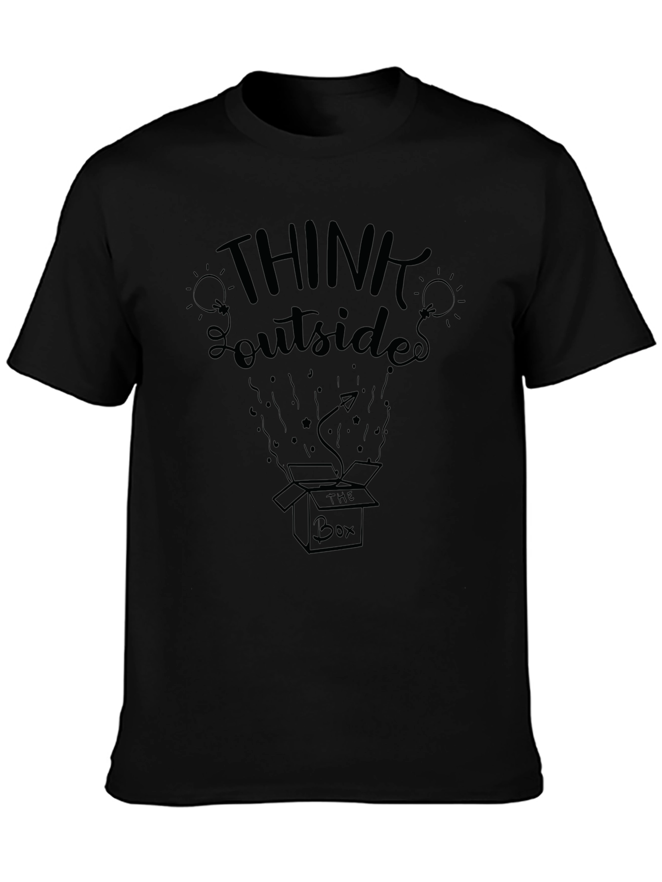 Think Outside the Box Graphic Tee - Soft Cotton