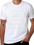 Funny Element of Surprise Graphic Tee - Black