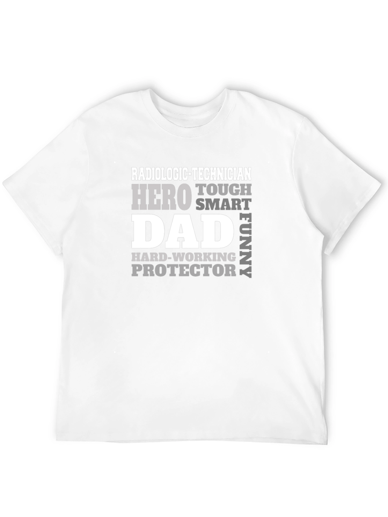 Radiologic Technician Dad Hero Graphic T-Shirt