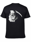 Grim Reaper Graphic T-Shirt - Black