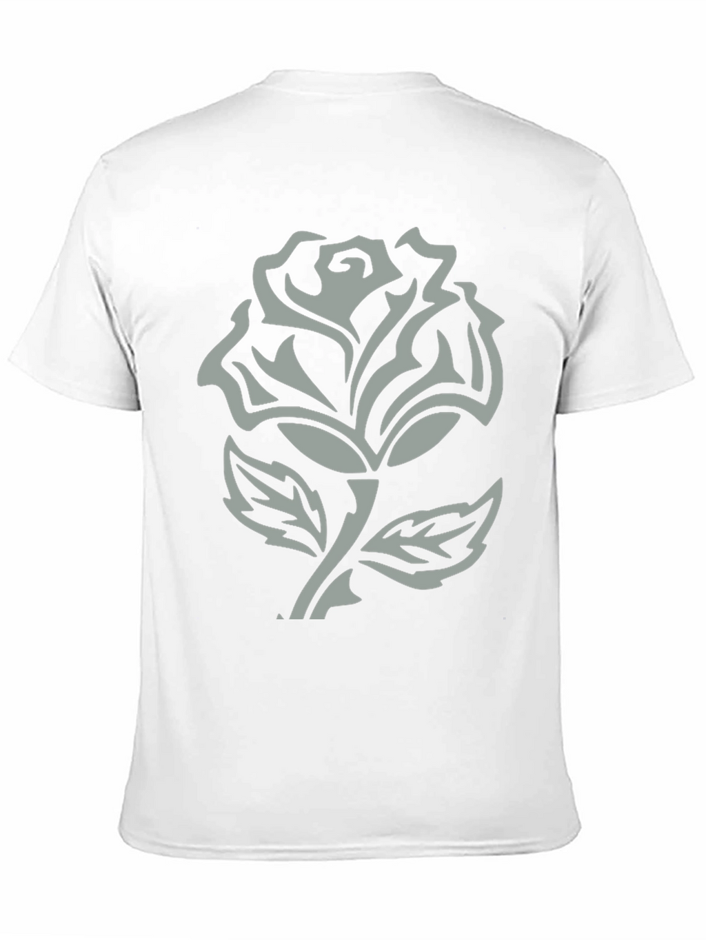 Rose Graphic Tee - Mens Black T-Shirt