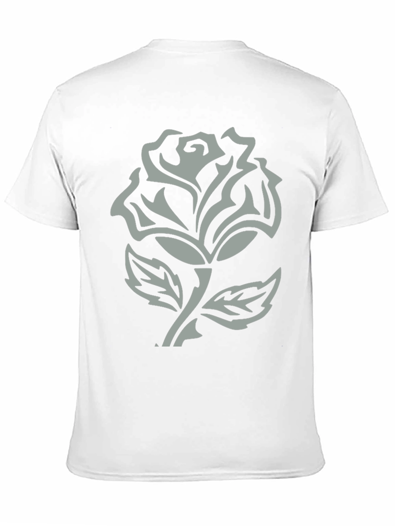 Rose Graphic Tee - Mens Black T-Shirt