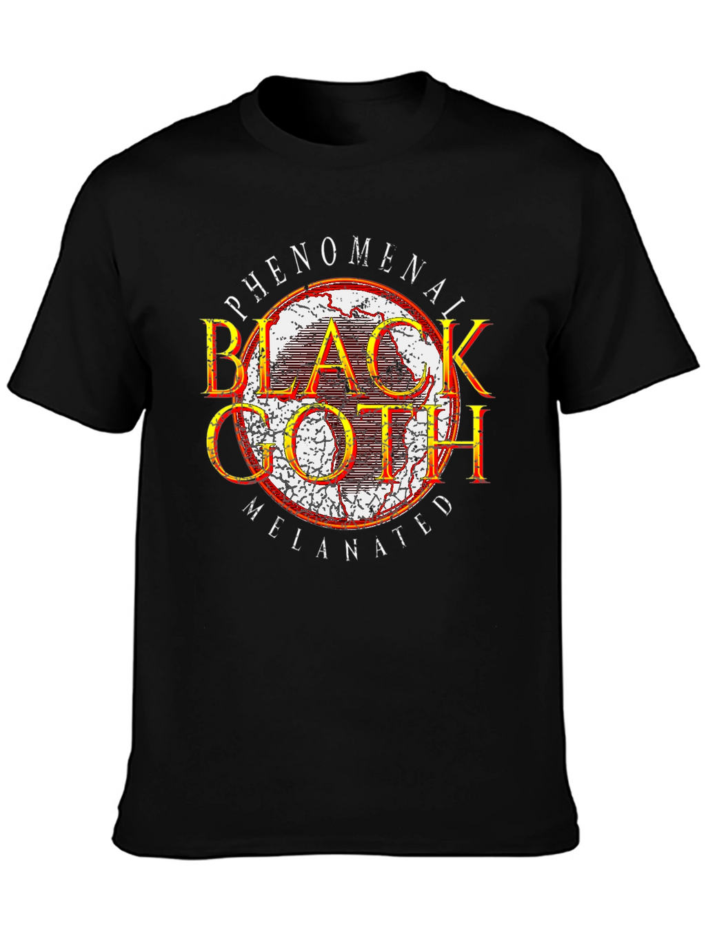 Phenomenal Black Goth Melanated Graphic T-Shirt